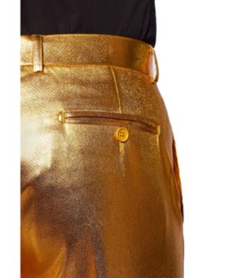 Men's Silver Suit - New Years And Christmas Party Costume - Metallic Shiny Silver - Includes Blazer, Pants and Tie