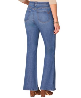 Petite High-Rise Flare Jeans