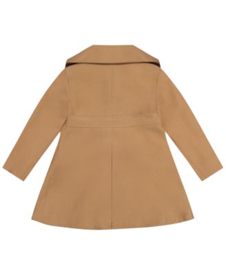 Toddler and Little Girls Bow Waist Princess Coat