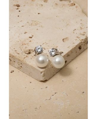 Maven Pearl and Crystal Studs