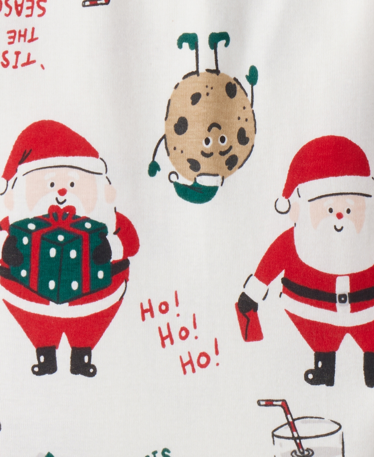 Carter's Toddler Boys Or Toddler Girls 2-piece Santa Print Top And Pants Pajama Set In Red