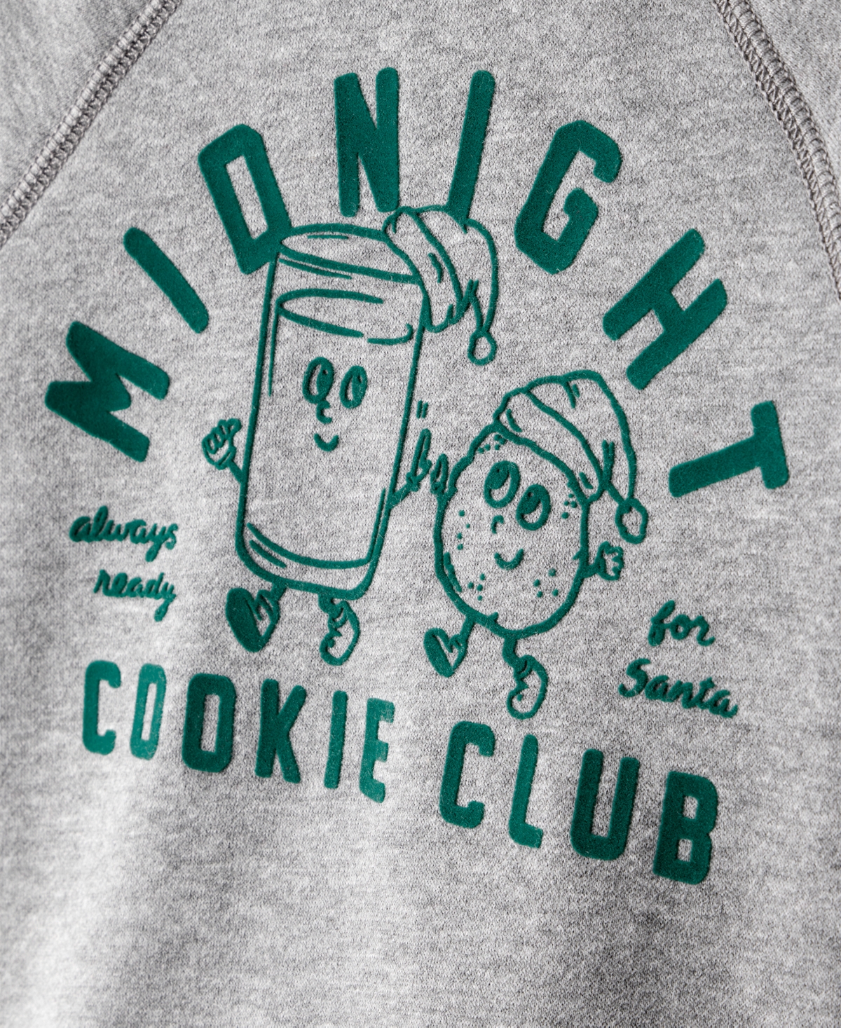 Carter's Toddler Boys Midnight Cookie Club Long Sleeve Pullover Sweatshirt In Gray