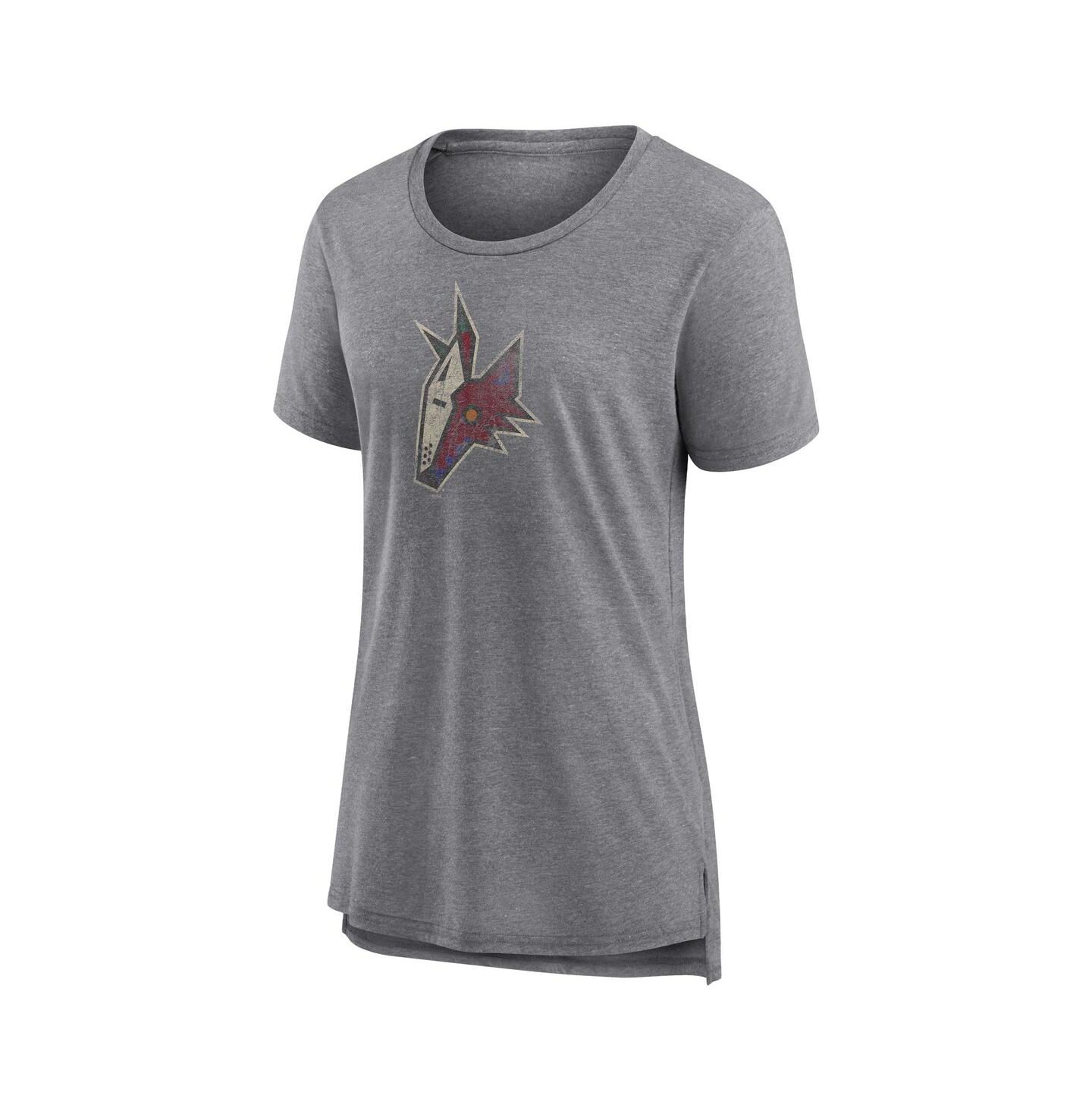 Женская футболка Fanatics Heather Gray Arizona Coyotes Special Edition 2.0 Modern — фото 2