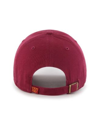 Men's Burgundy Washington Commanders Cleanup Adjustable Hat