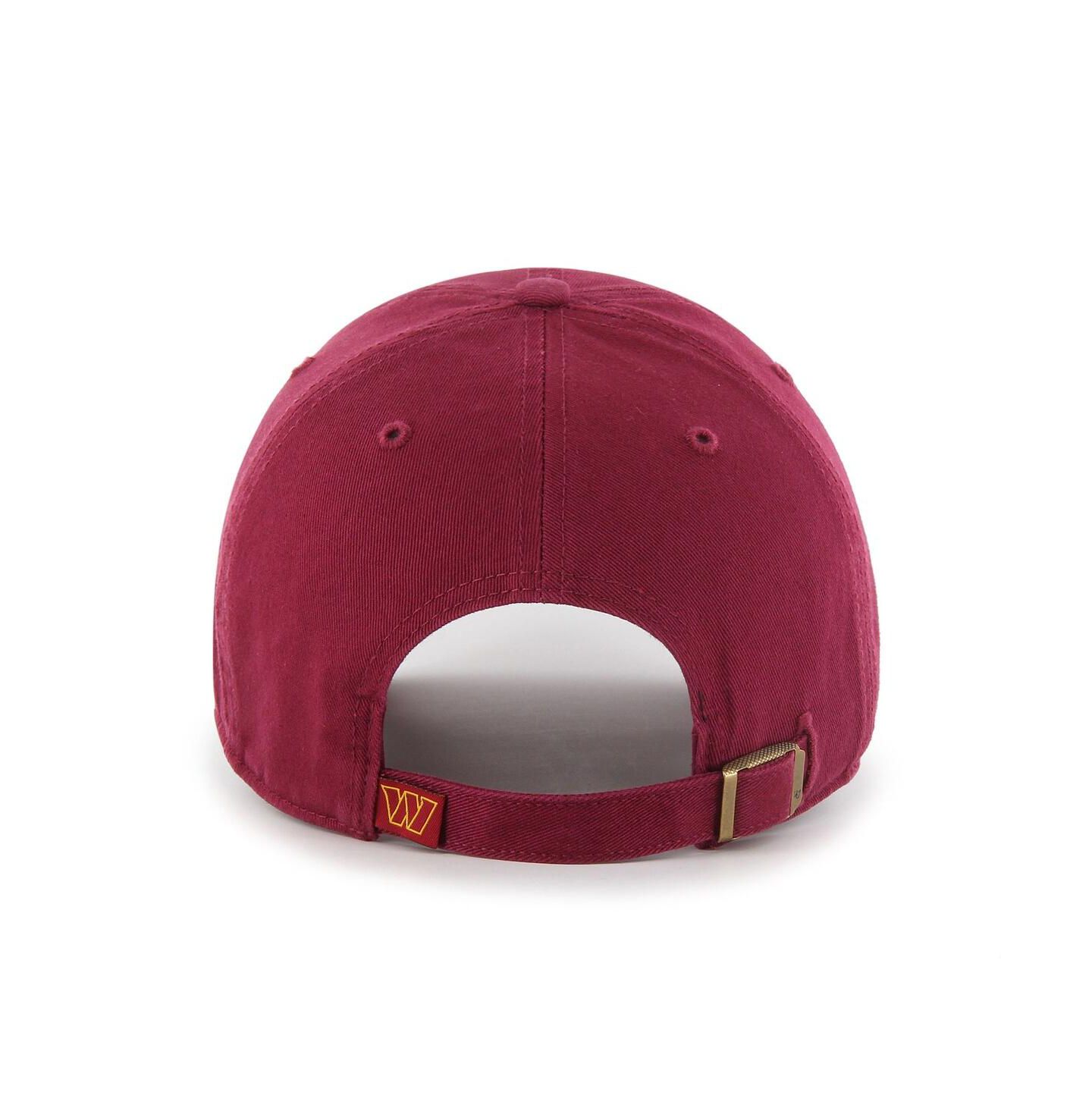 Мужская кепка '47 Brand Burgundy Washington Commanders Cleanup Adjustable Hat — фото 2