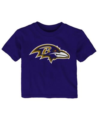 Outerstuff - Baby Boys and Girls Purple Baltimore Ravens Primary Logo T-Shirt
