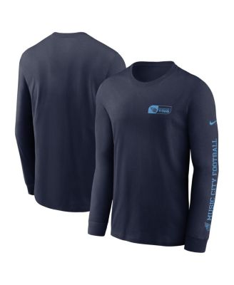 Nike - Navy Tennessee Titans All Out Long Sleeve T-Shirt