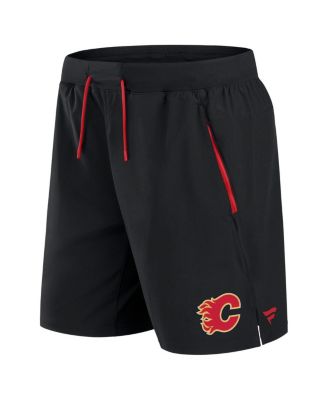 Men's Black Calgary Flames Authentic Pro Rink Performance Shorts