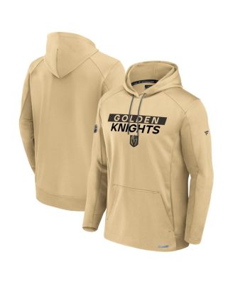 Fanatics - Men's Gold Vegas Golden Knights Pro Rink Fleece Pullover Hoodie