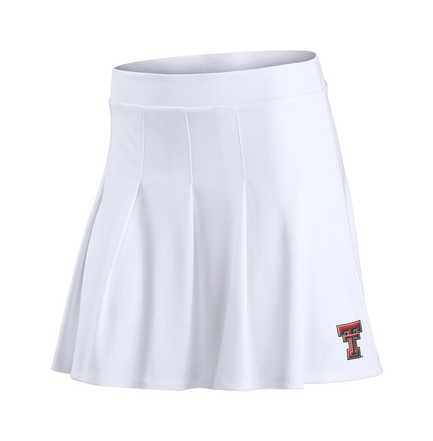Женская юбка Fanatics White Texas Tech Red Raiders Heritage Primary — фото 2