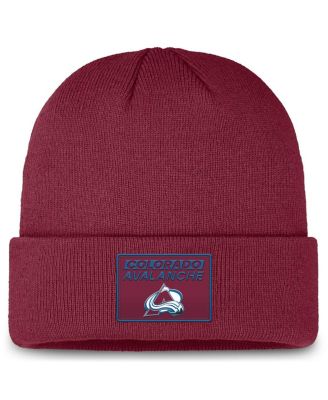 Fanatics - Men's Burgundy Colorado Avalanche Authentic Pro Cuffed Knit Hat