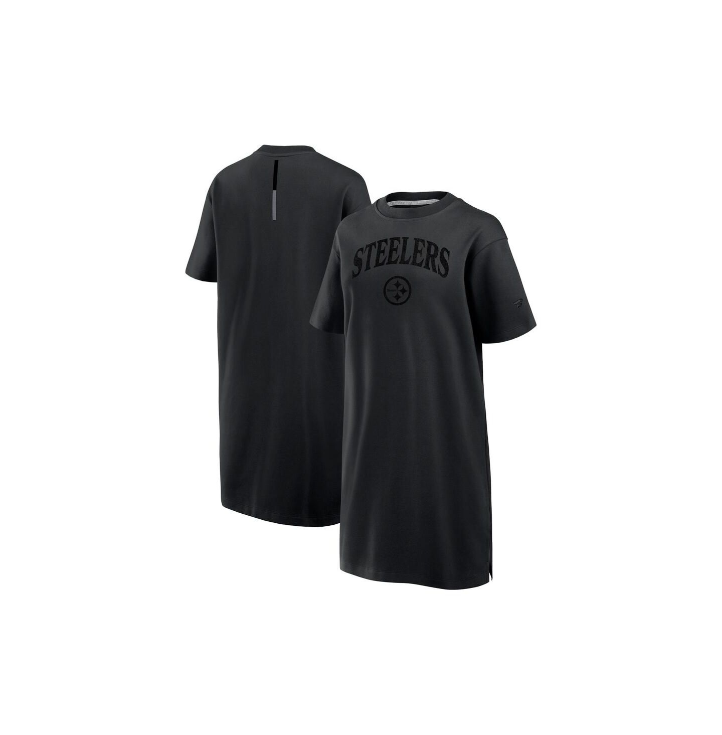 Женское платье Fanatics Black Pittsburgh Steelers Elements Go Tri-Blend — фото 1