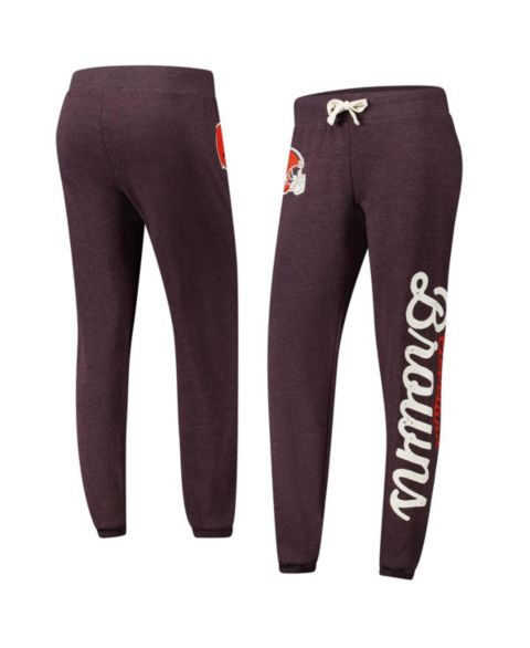 Женские брюки G-III 4Her by Carl Banks Brown Cleveland Browns Scrimmage Fleece