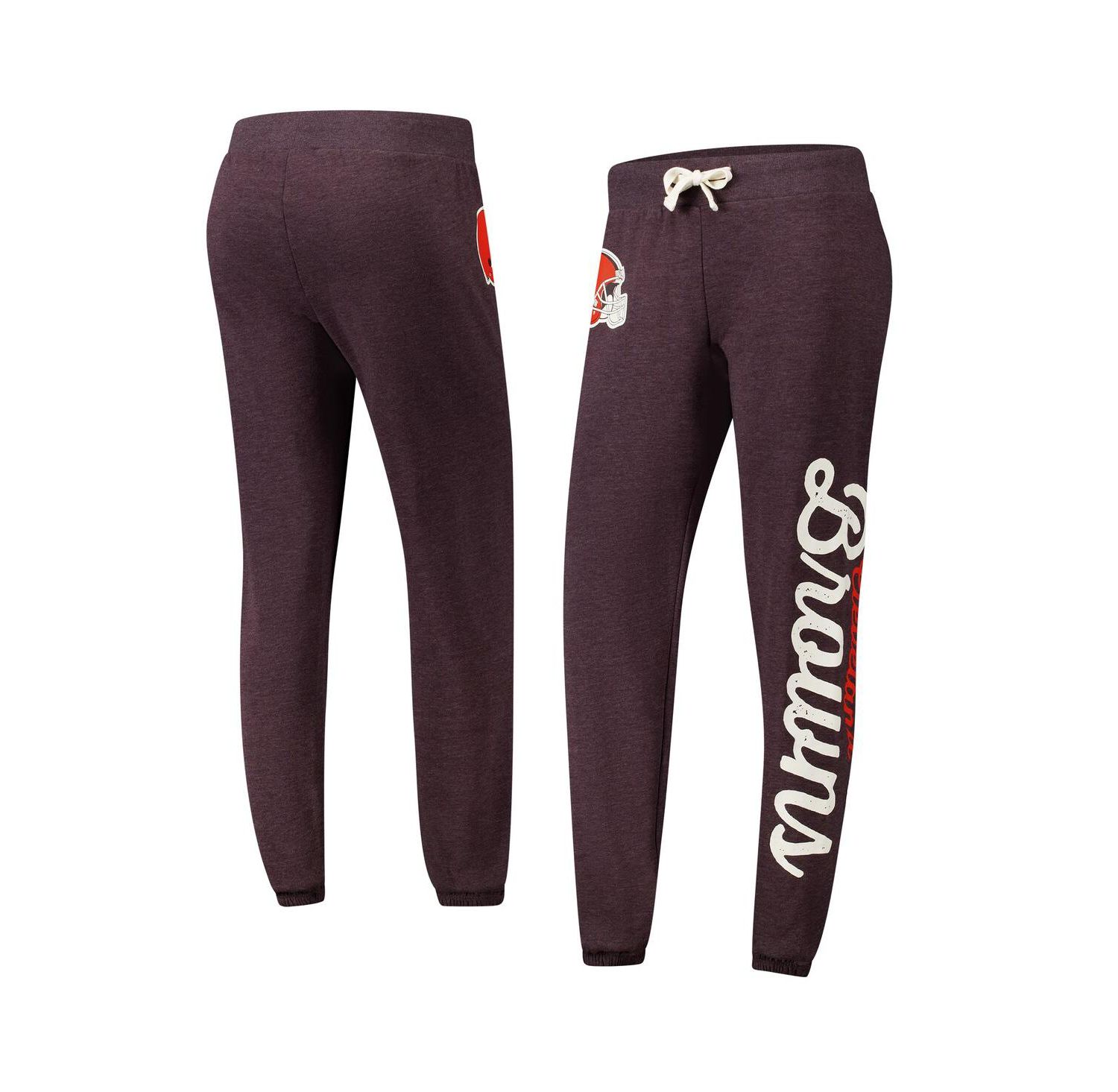 Women's Brown Cleveland Browns Scrimmage Fleece Pants