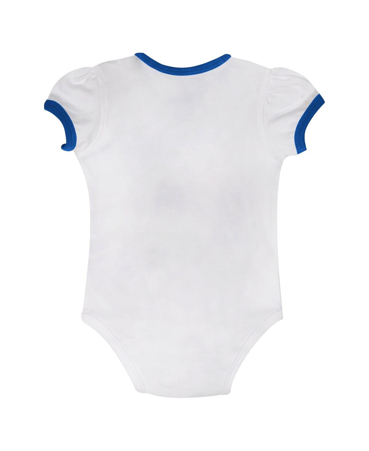 Outerstuff Baby Boys And Girls Indianapolis Colts Love My Team Bodysuit Skirt Set In White