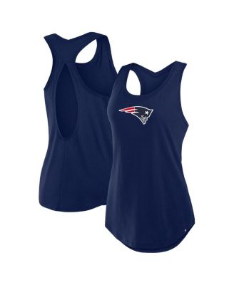 Fanatics - Women's Navy New England Patriots Iron Fan Tank Top