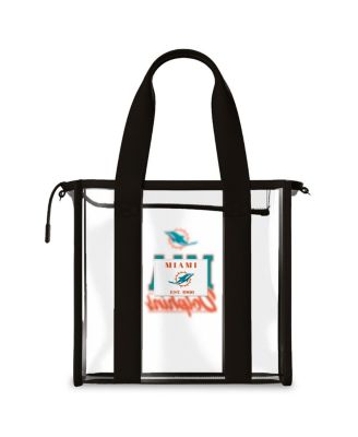 Miami Dolphins Stadium with Team Color Trim Tote Bag