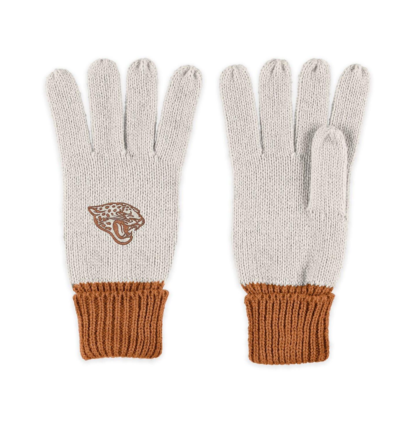 WEAR by Erin Andrews Jacksonville Jaguars Tonal Scarf and Gloves Set — фото 3