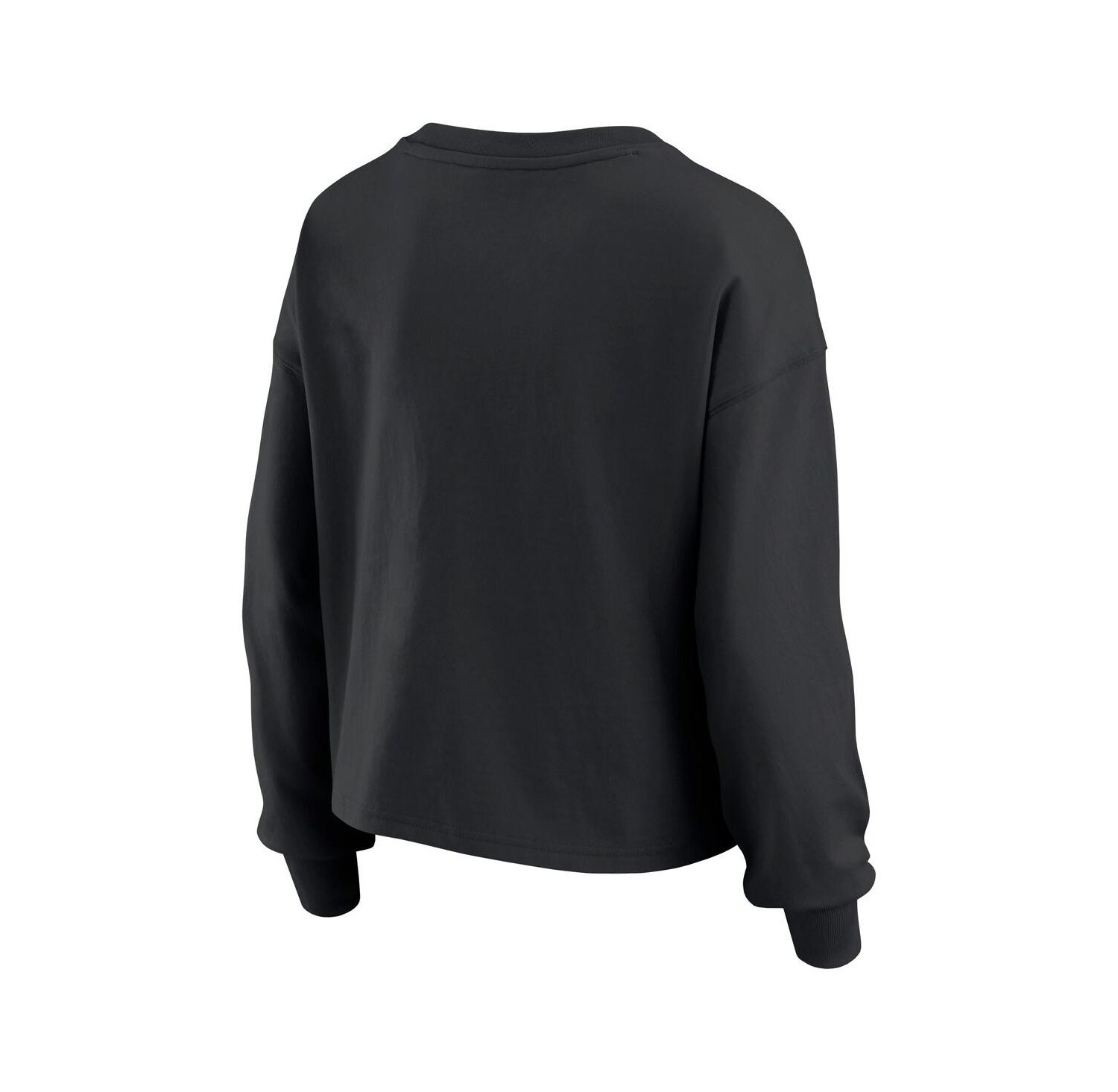 Women's 2-Piece Black Las Vegas Raiders Heavy Rugby Jersey Long Sleeve T-Shirt and Shorts Lounge Set