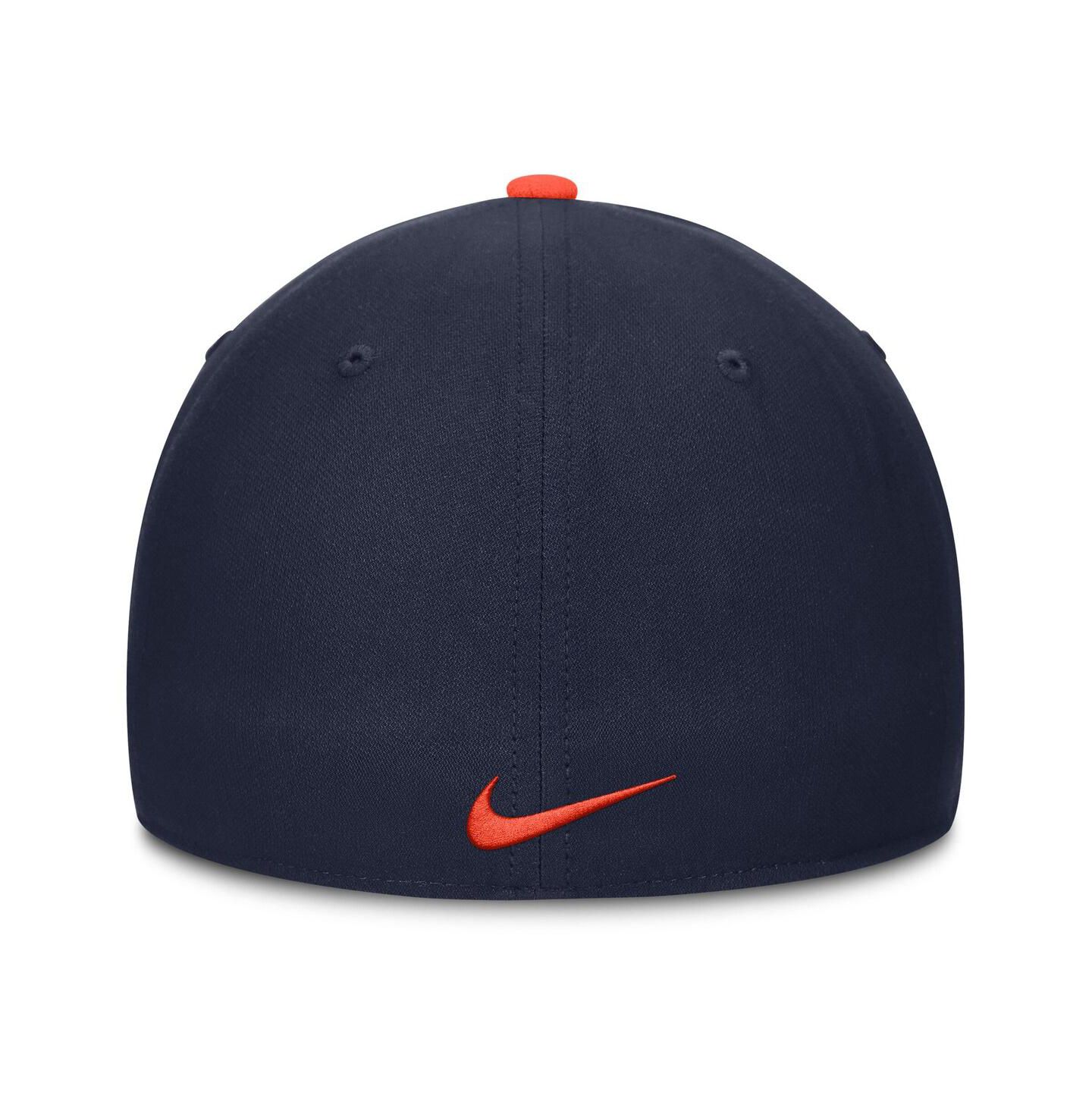 Мужская кепка Nike Orange/Navy Auburn Tigers 2025 Sideline Rise Local Dri-FIT Flex Hat — фото 4