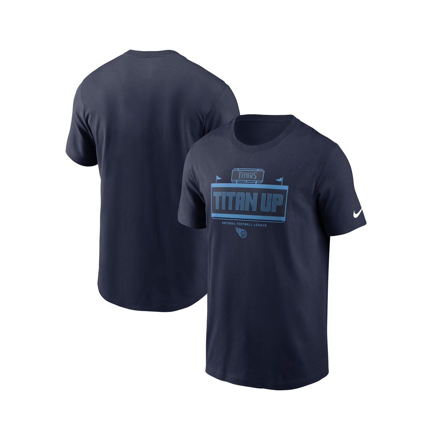 Мужская футболка Nike Navy Tennessee Titans Primetime Local Essential — фото 1