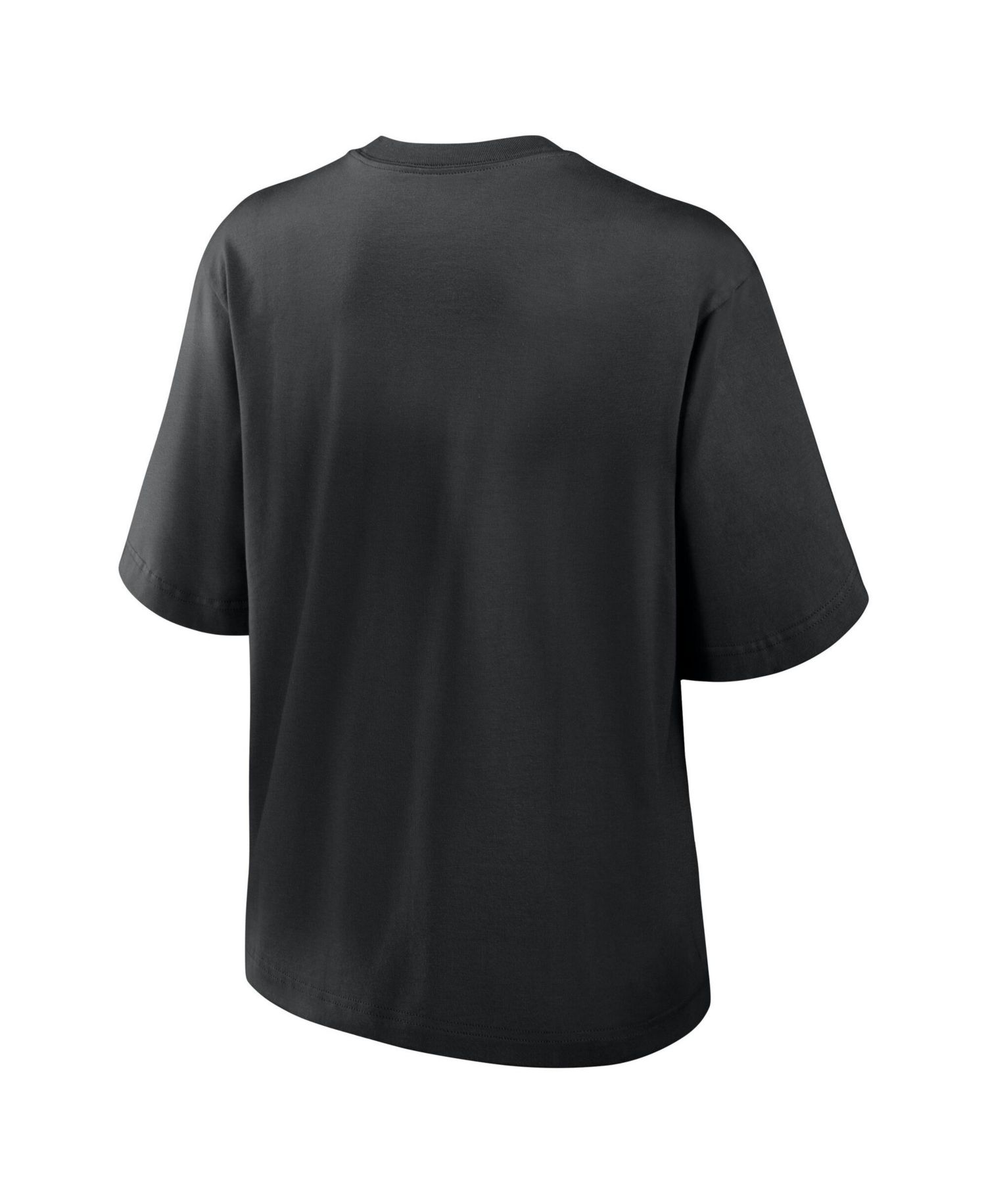 Women's Black Atlanta Falcons Essential Script Relaxed Boxy T-Shirt