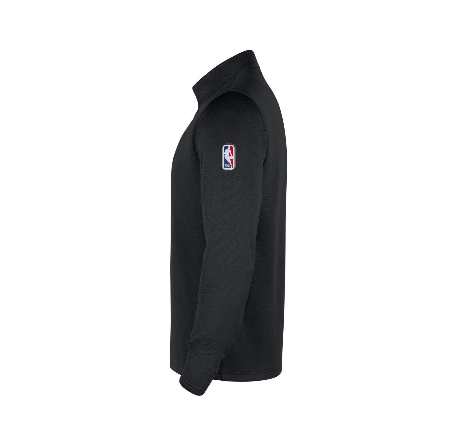 Men's Black New York Knicks 2025/26 Authentic Coaches Quarter-Zip Pullover Jacket