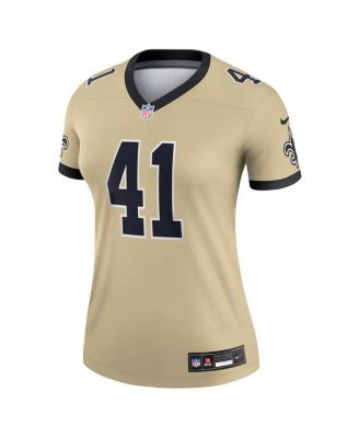 Women's Alvin Kamara Gold New Orleans Saints Gameday Golds Alternate Legend Player Performance Top