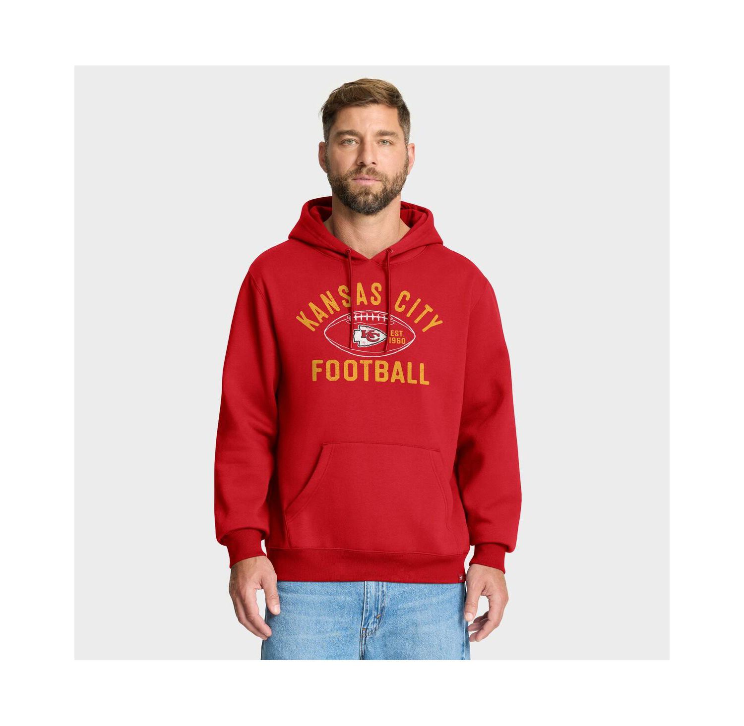 Men's Red Kansas City Chiefs Fumblerooski Legacy Pullover Hoodie