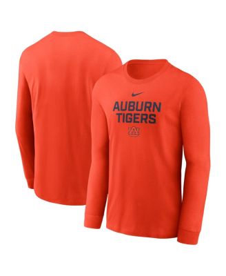 Nike - Men's Orange Auburn Tigers 2025 Sideline Dri-FIT Long Sleeve T-Shirt