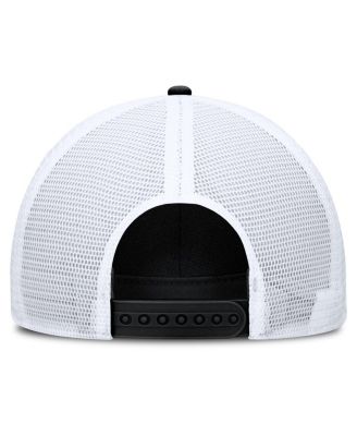 Men's Black/White Stanford Cardinal 2025 On-Field Rise Engineered Trucker Adjustable Hat