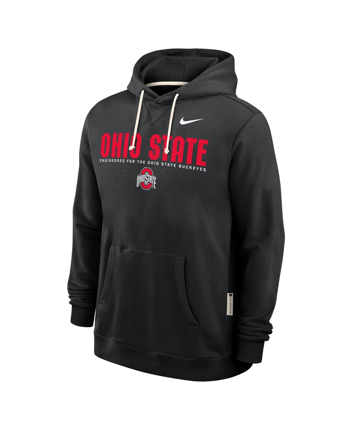 Nike Black Ohio State Buckeyes 2025 Sideline Standard Issue Dri-fit Hoodie In Black