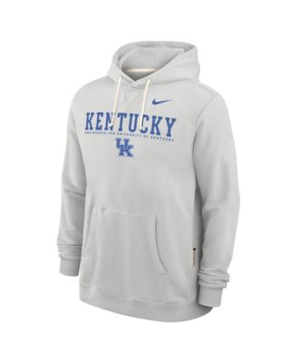 Men's Gray Kentucky Wildcats 2025 Sideline Standard Issue Dri-FIT Hoodie