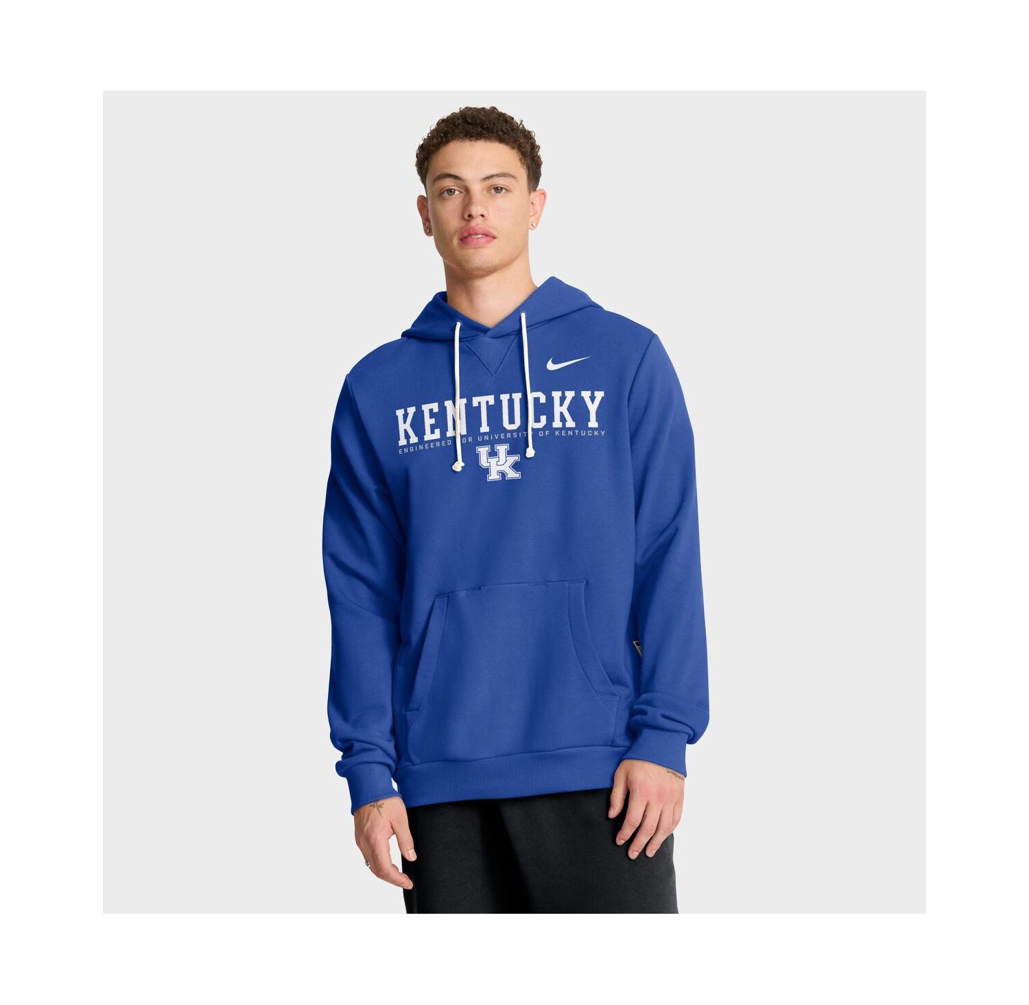 Men's Royal Kentucky Wildcats 2025 Sideline Standard Issue Dri-FIT Hoodie