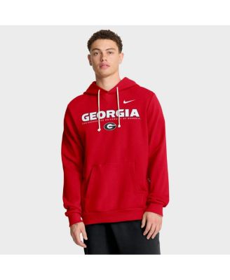 Nike - Men's Red Georgia Bulldogs 2025 Sideline Standard Issue Dri-FIT Hoodie