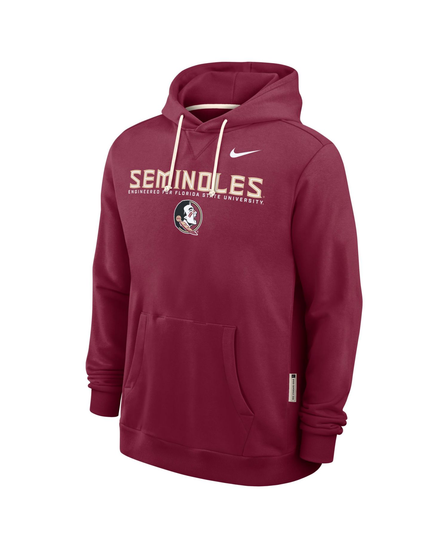 Men's Garnet Florida State Seminoles 2025 Sideline Standard Issue Dri-FIT Hoodie