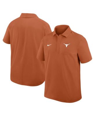 Men's Burnt Orange Texas Longhorns 2025 Coaches Sideline Polo Shirt
