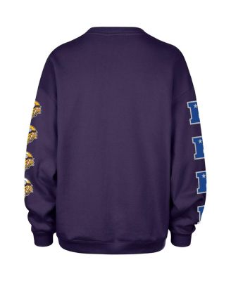 Women's Purple Minnesota Vikings Go Big Oversized Pullover Sweatshirt