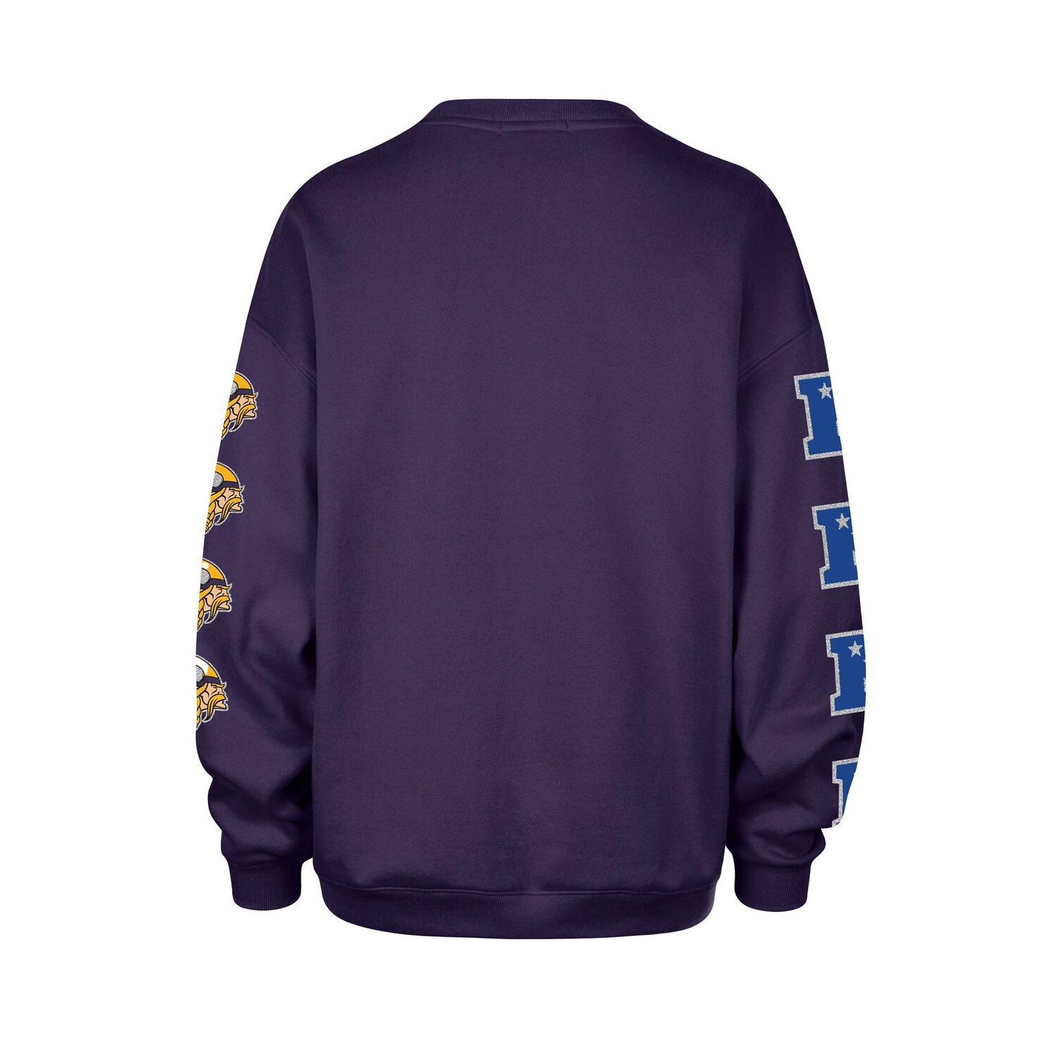 Women's Purple Minnesota Vikings Go Big Oversized Pullover Sweatshirt