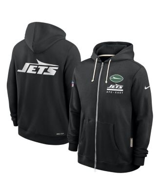 Men's Black New York Jets Sideline Standard Issue Utility Player Dri-FIT Full-Zip Hoodie