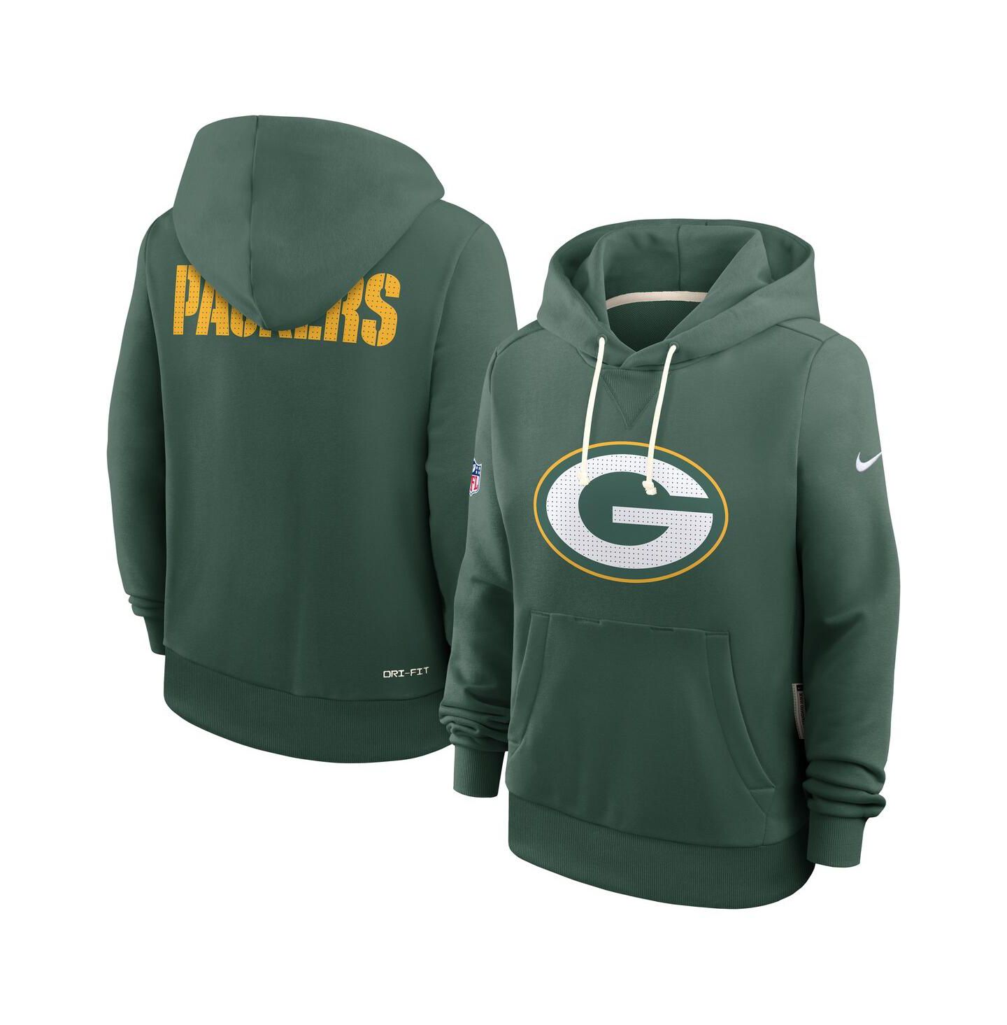 Женское худи Nike Green Bay Packers Sideline Standard Issue Initial Home Dri-FIT — фото 4