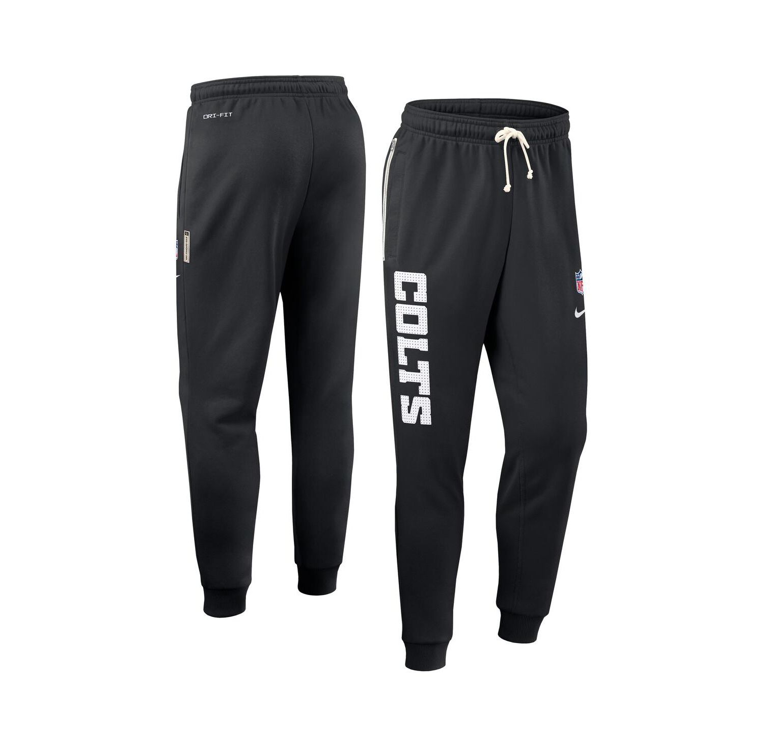 Men's Black Indianapolis Colts Sideline Standard Issue Ground Game Dri-FIT Taper Pants