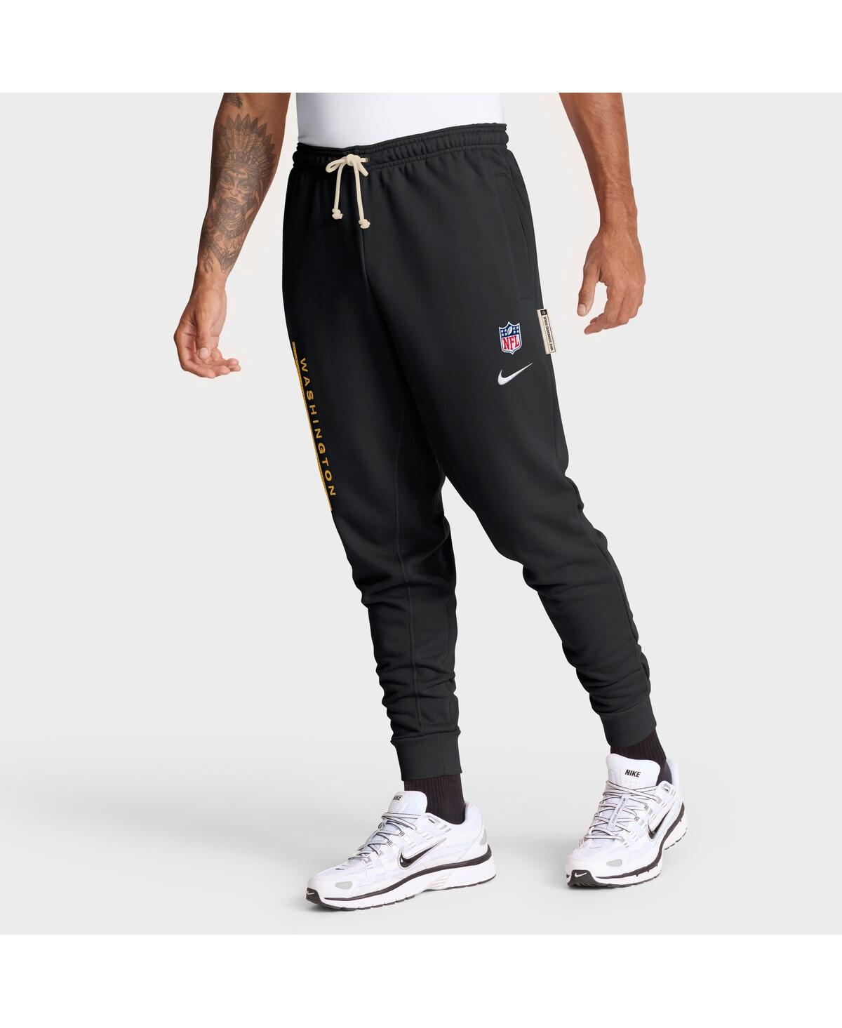 Nike Black Washington Commanders Sideline Standard Issue Ground Game Dri-fit Taper Pants In Black
