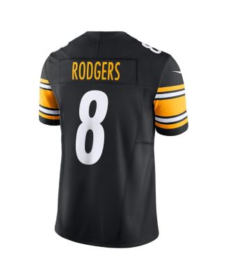 Men's Aaron Rodgers Black Pittsburgh Steelers Team Vapor F.U.S.E. Limited Jersey