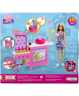 Mysteries Beach Detectives Malibu Doll Cotton Candy Game Playset and Accessories