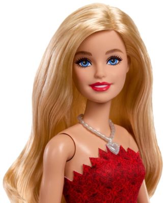 Mattel 80th Anniversary Celebration Fashion Doll Wearing Dress with Accessories