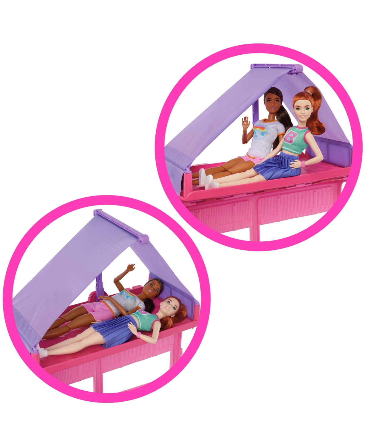 Barbie Dream Camper Playset With Roof Tent Bbq Grill In Multi