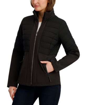 Women's Fleece-Lined Hooded Softshell Coat
