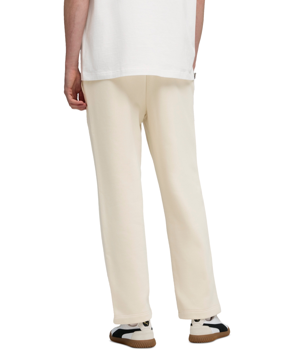 Puma Men's Relaxed Pinnacle Pintuck Sweatpants In White