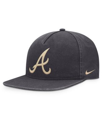 Men's Anthracite Atlanta Braves Monotone Pro Adjustable Hat
